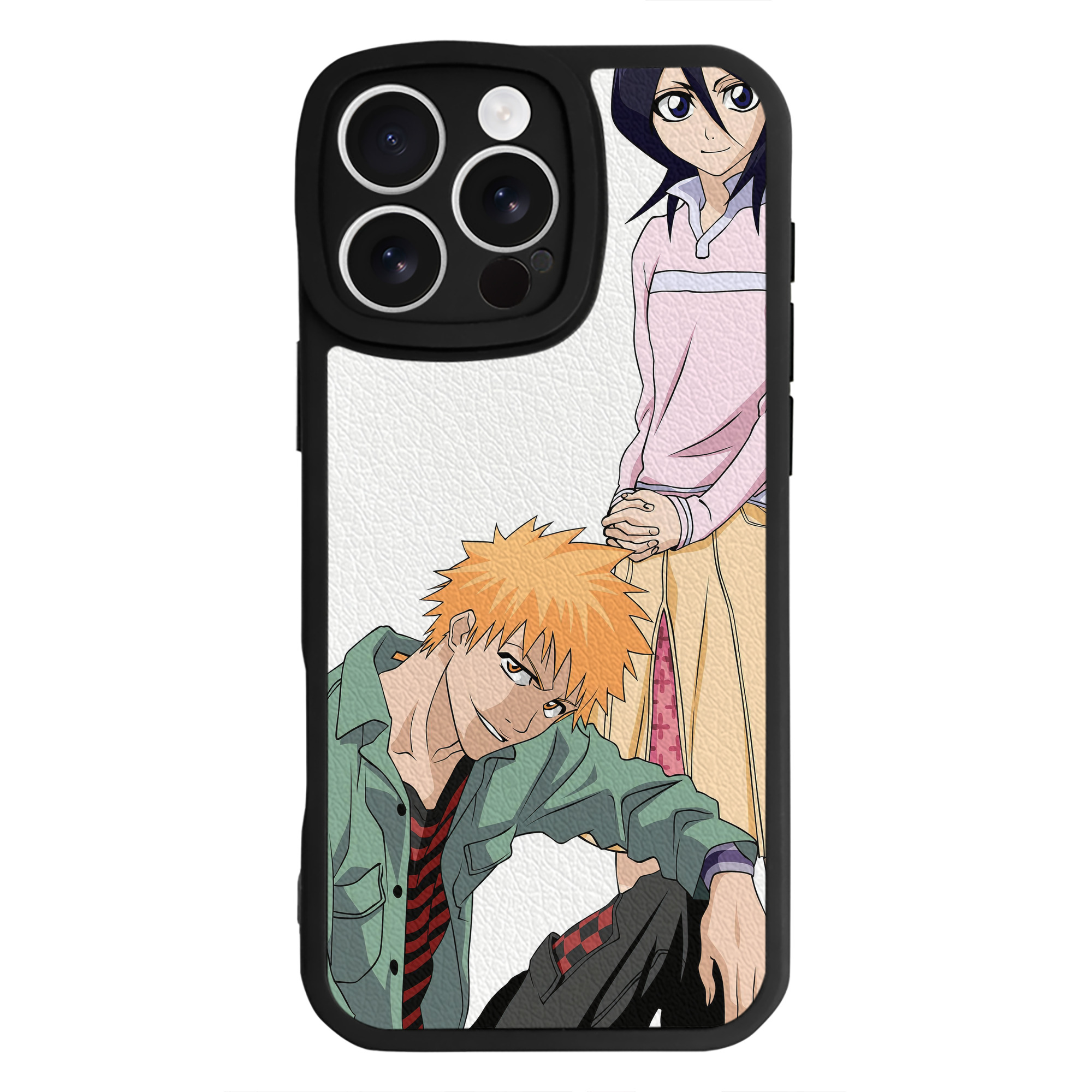 （画像用） ブリーチ BLEACH 【iPhone 16シリーズ対応】シリコンスマホケース（レザー調） 材質：シリコン